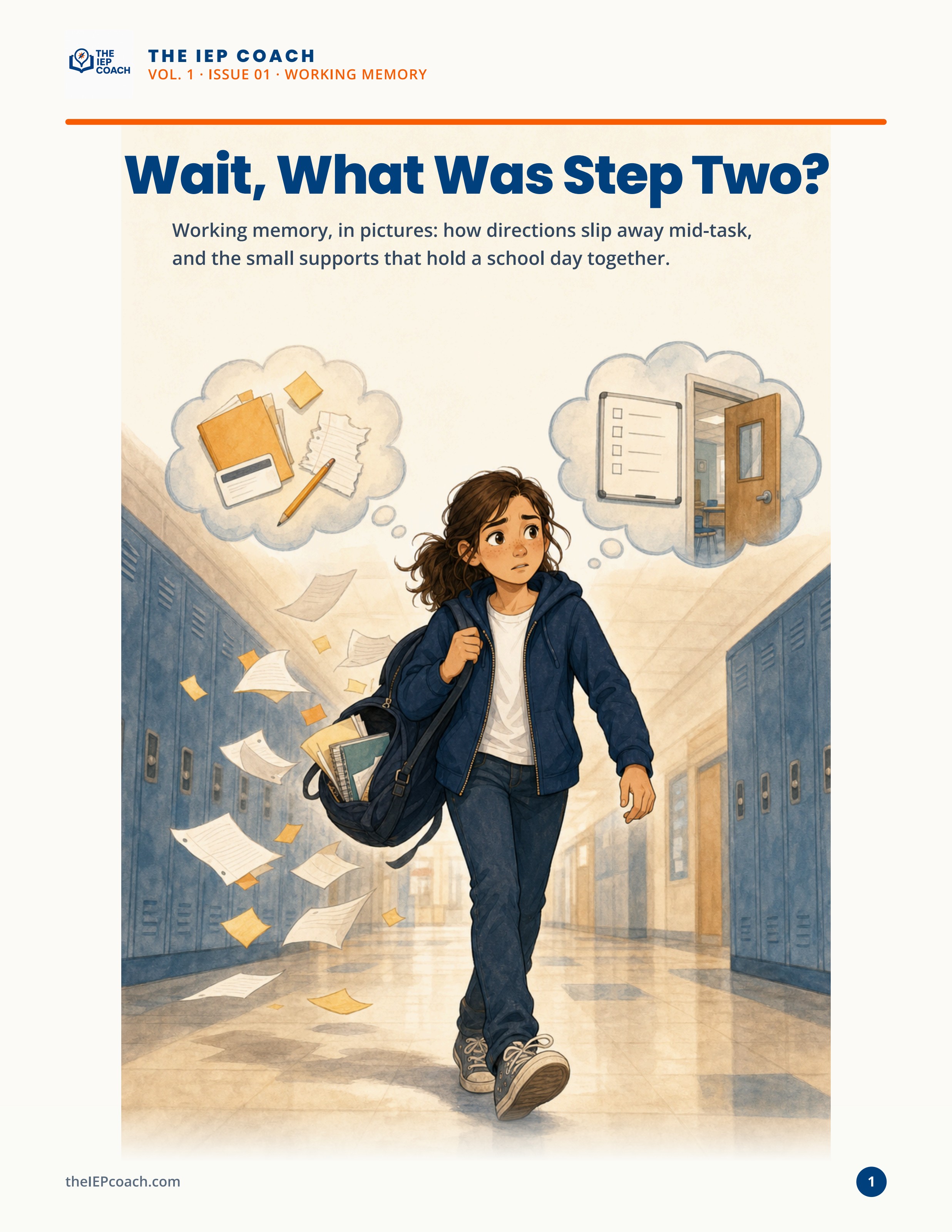 Cover of The IEP Coach Comics, Issue 01